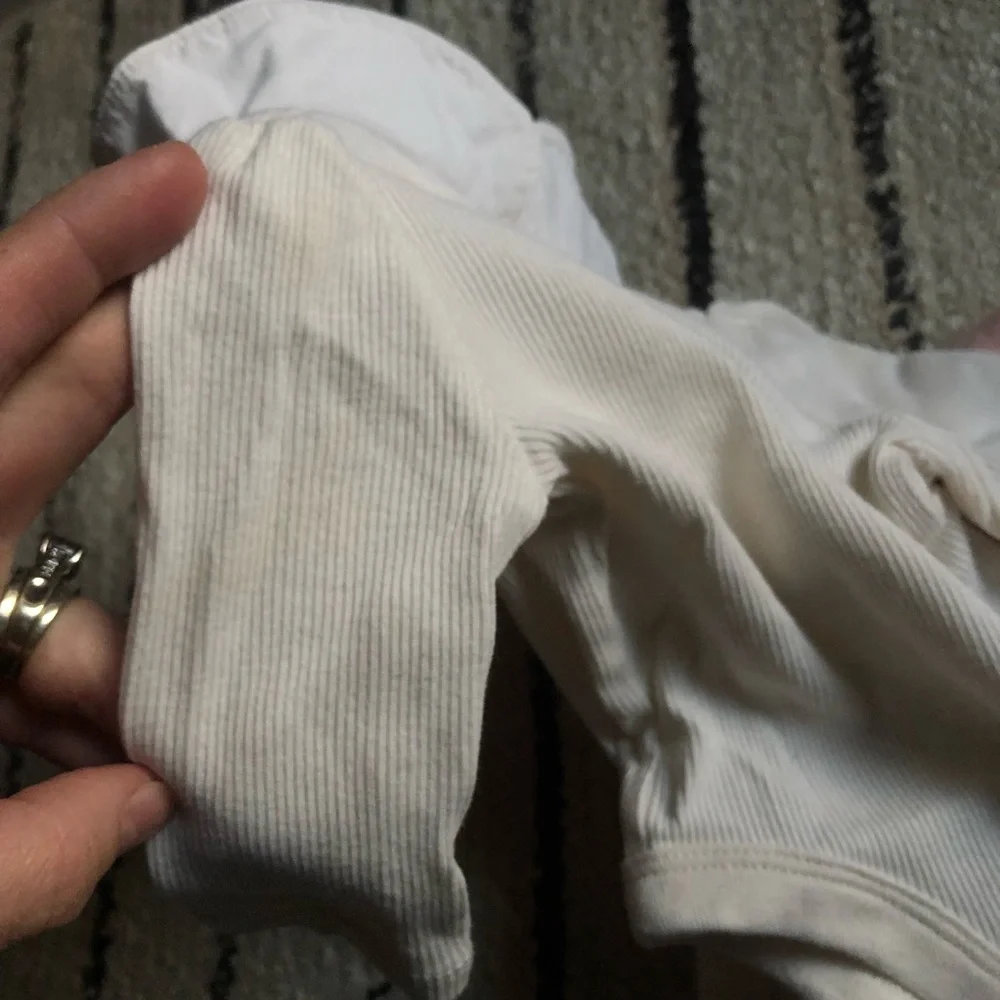 Baby Gap ribbed Peter Pan collar onesie